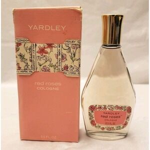 Vintage '69 Yardley of London RED ROSES Cologne 3.5 oz NEW Old Stock In Box